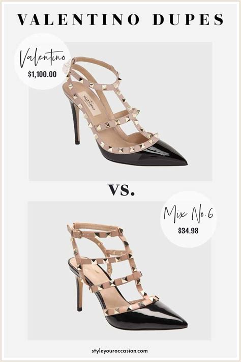 replica valentino shoes|valentino rockstud heels dupes.